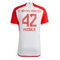 Billiga Bayern Munich Jamal Musiala #42 Hemma fotbollskläder 2023-24 Kortärmad